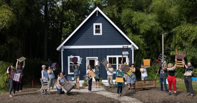 Chair workshop results and tinyhome shot