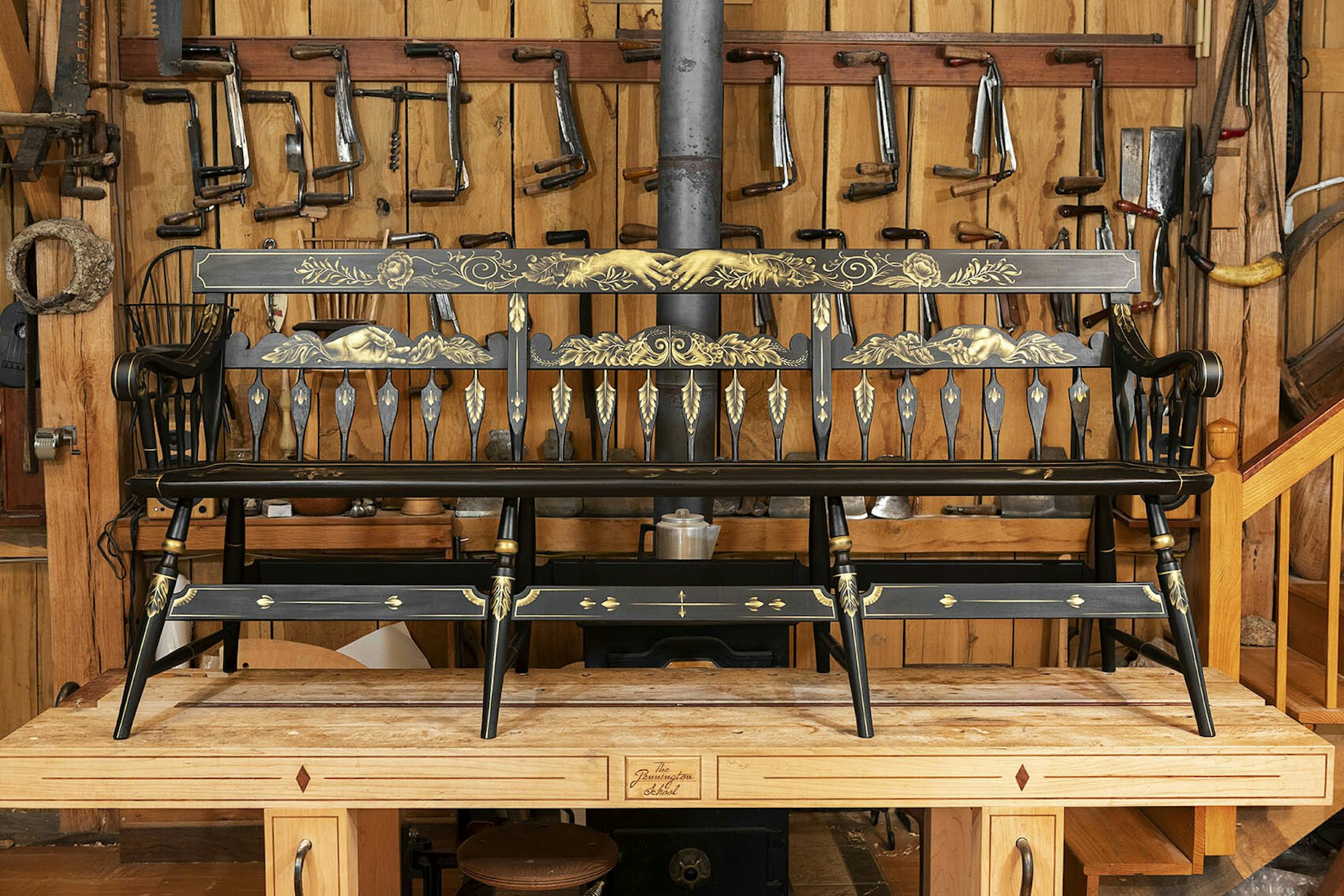 Garden Settee In Shop Aspen Golann