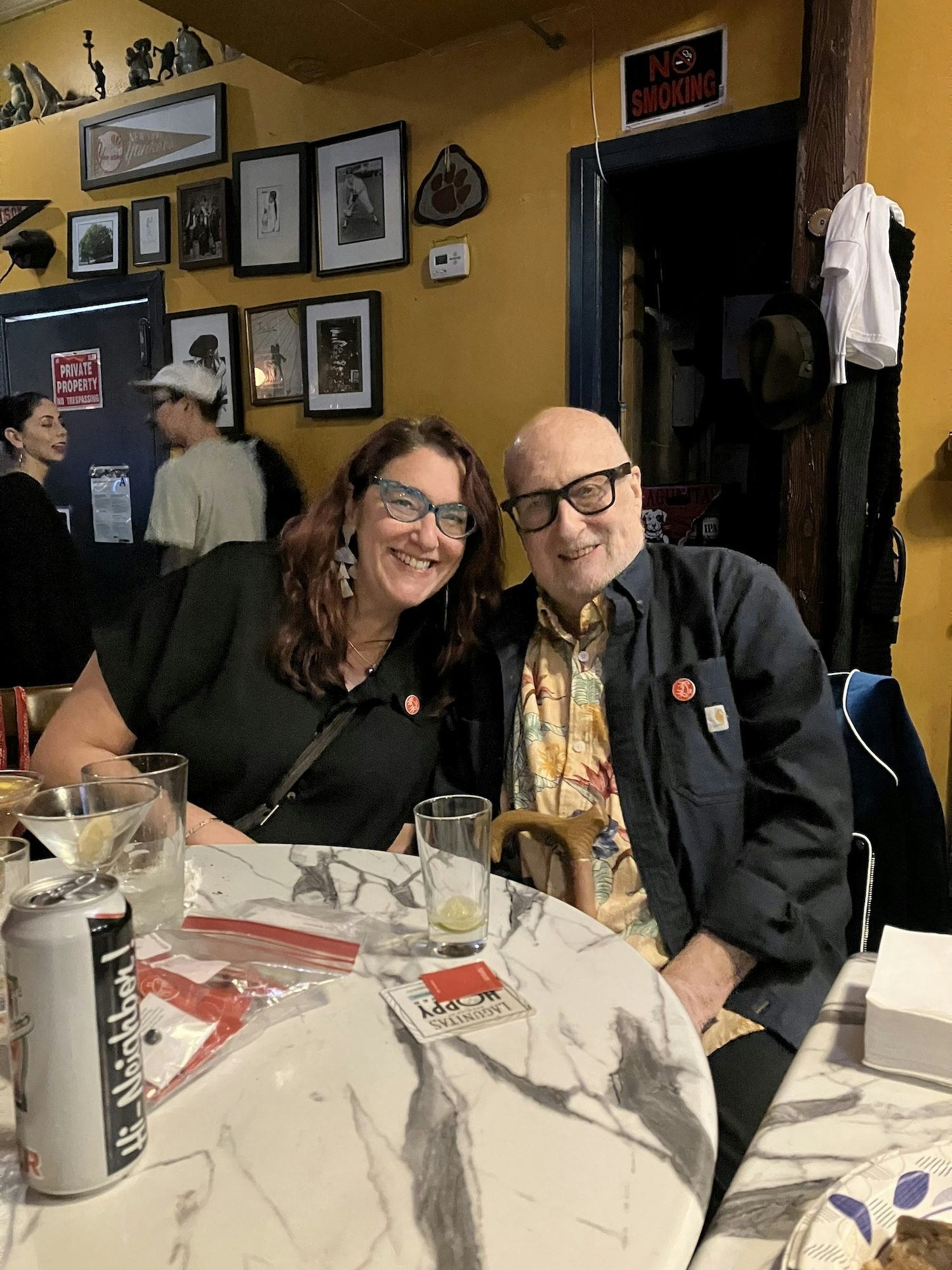 Pam and John at Toad Hall