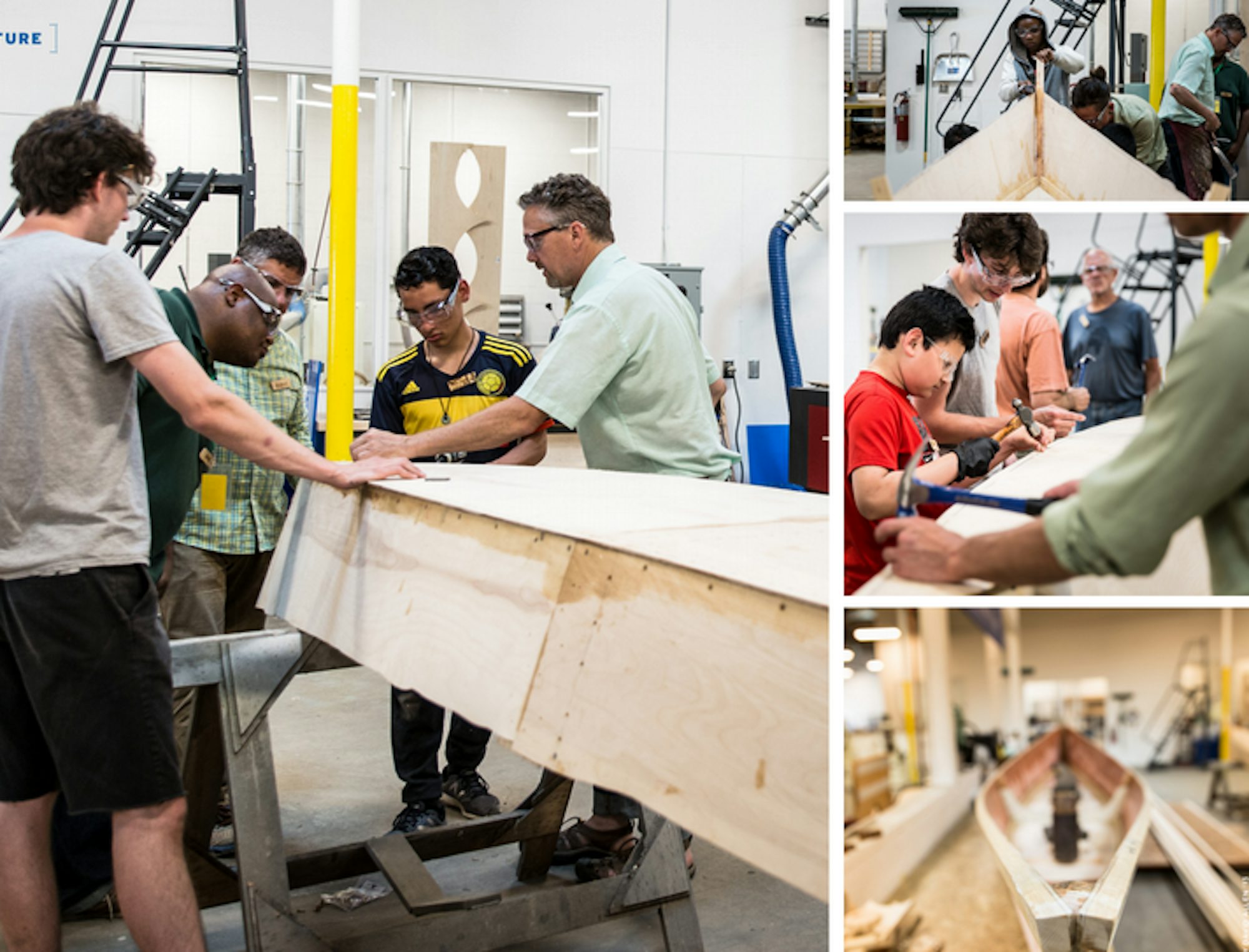 STEAM Boys Boat Build