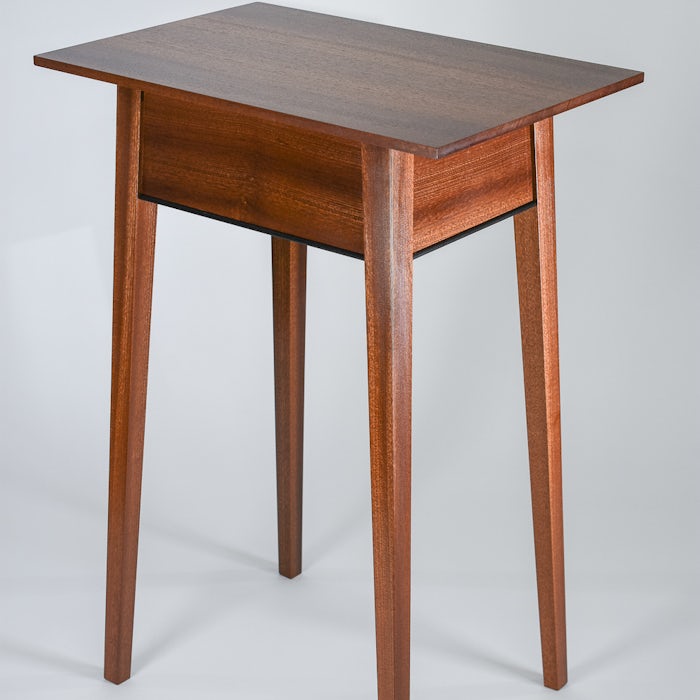 J.L. Allen Sapele Side Table