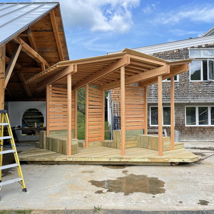 Yestermorrow Bus Shelter - Finished