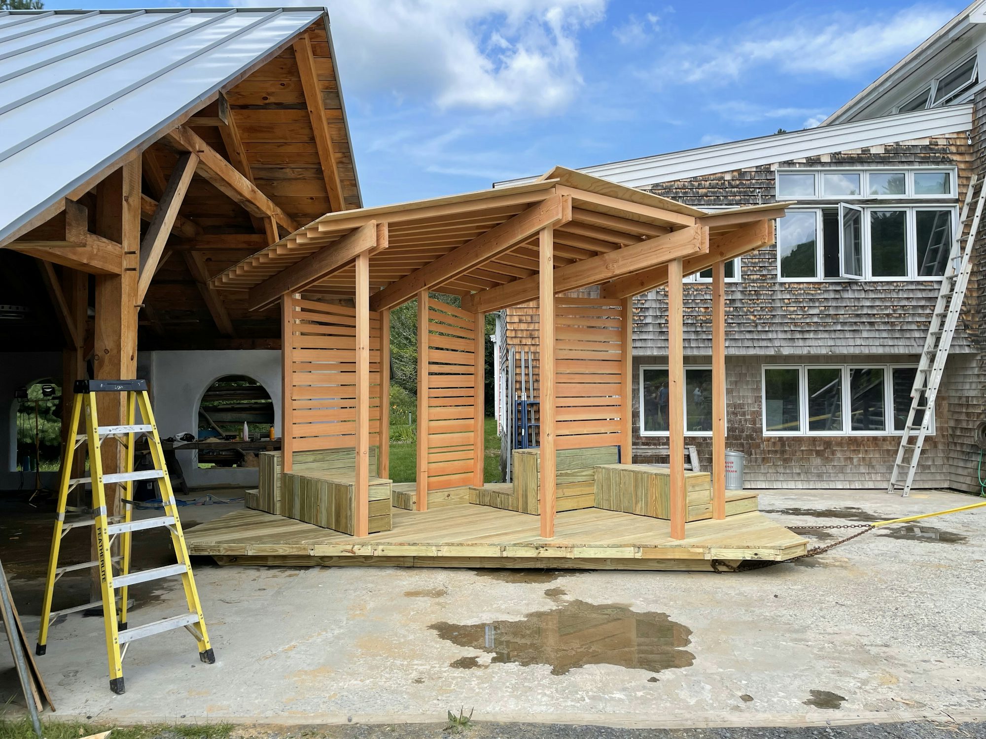Yestermorrow Bus Shelter - Finished
