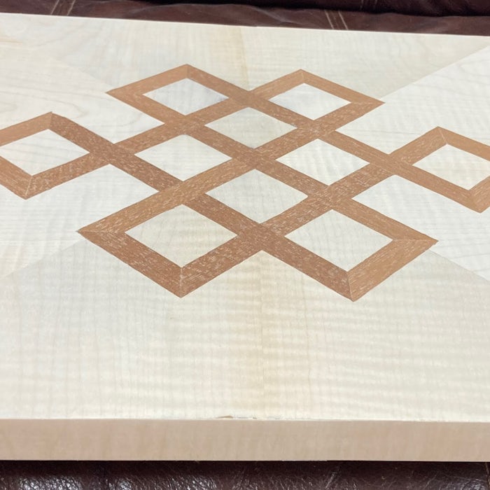 James Nicholson Eternal Knot Plaque, Mixed Woods/MDF, 2024