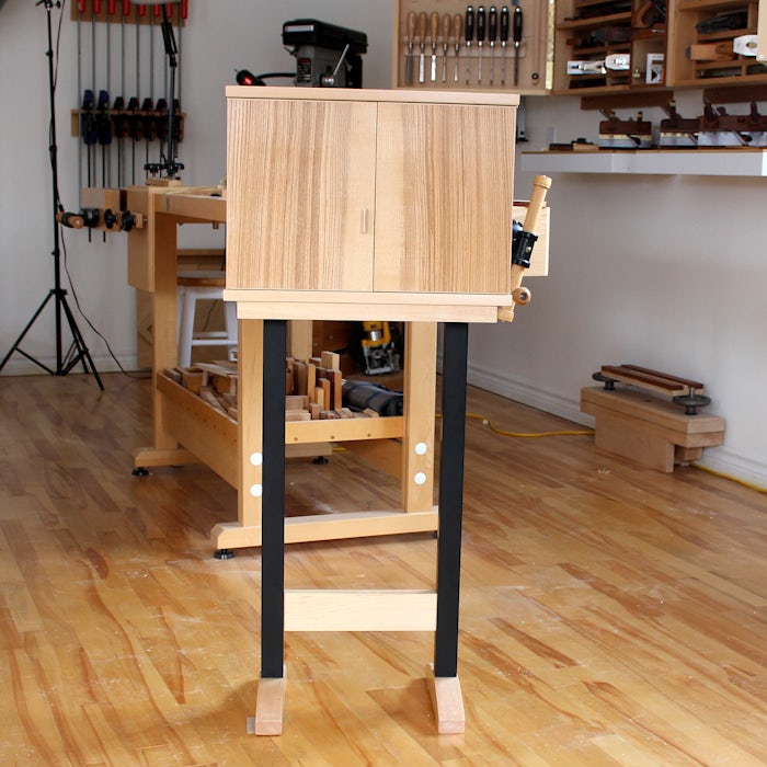 Norman Pirollo Display Cabinet (Zebrano, Maple)